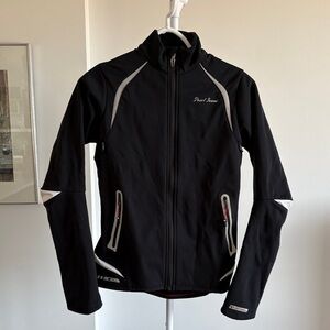 Pearl Izumi Black Softshell Ski Jacket with Reflective Trim
